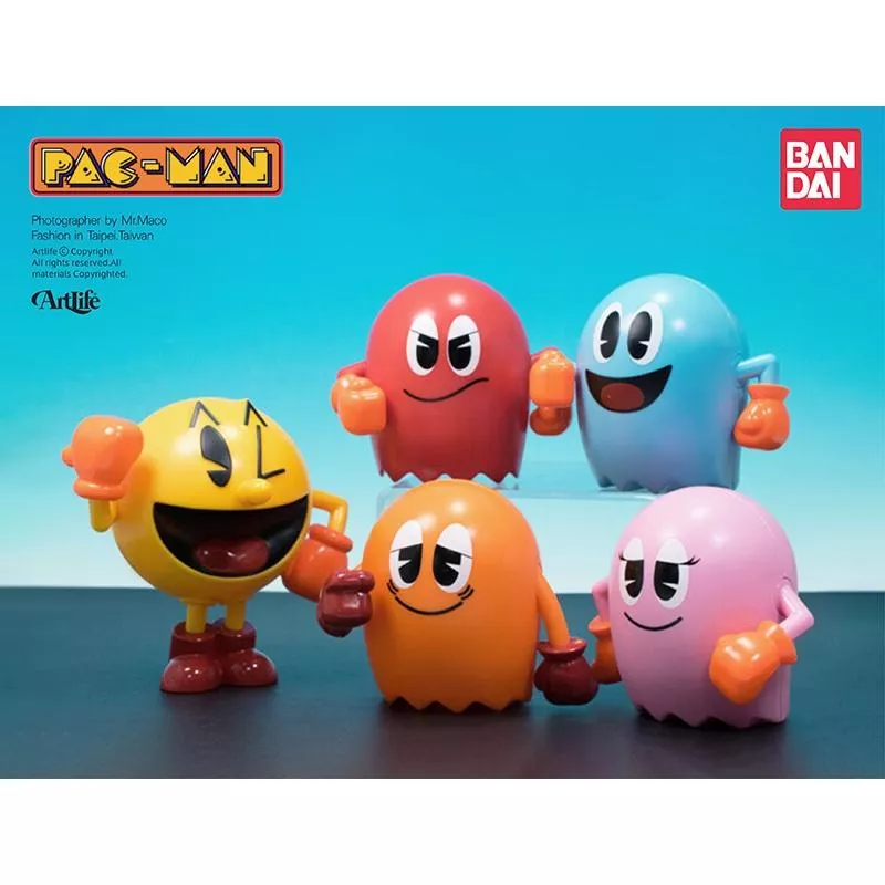 ArtLife @ BANDAI パックマン PACMAN バンダイオフィシャルショップ限定 小精靈 吃豆人 5種セット