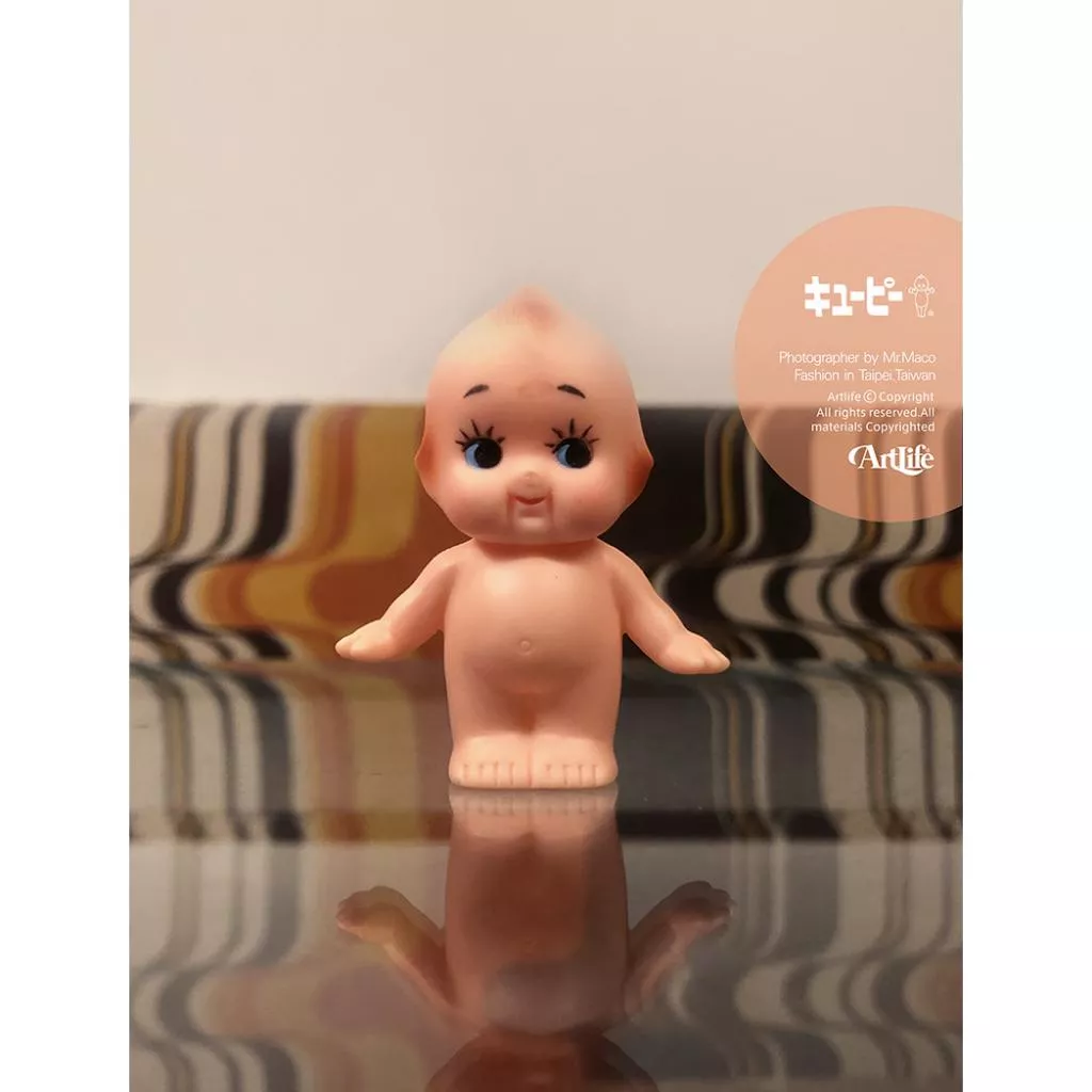ArtLife @ キューピー Kewpie ソフビ 人形 昭和レトロ 現狀品 MINI 經典 日本 Q比