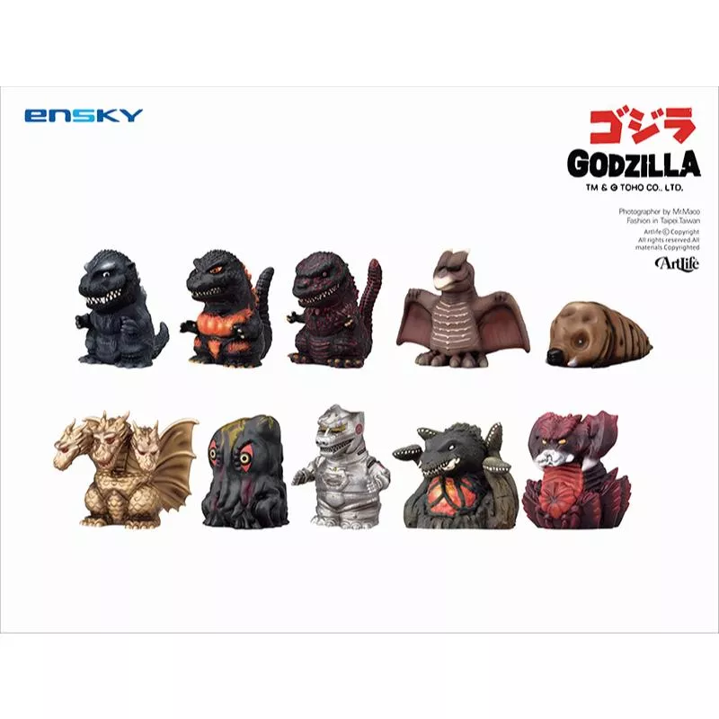 Artlife @ ENSKY ゴジラ GODZILLA #SOFVI VINYL 10個入りBOX 哥吉拉 盒玩 日版