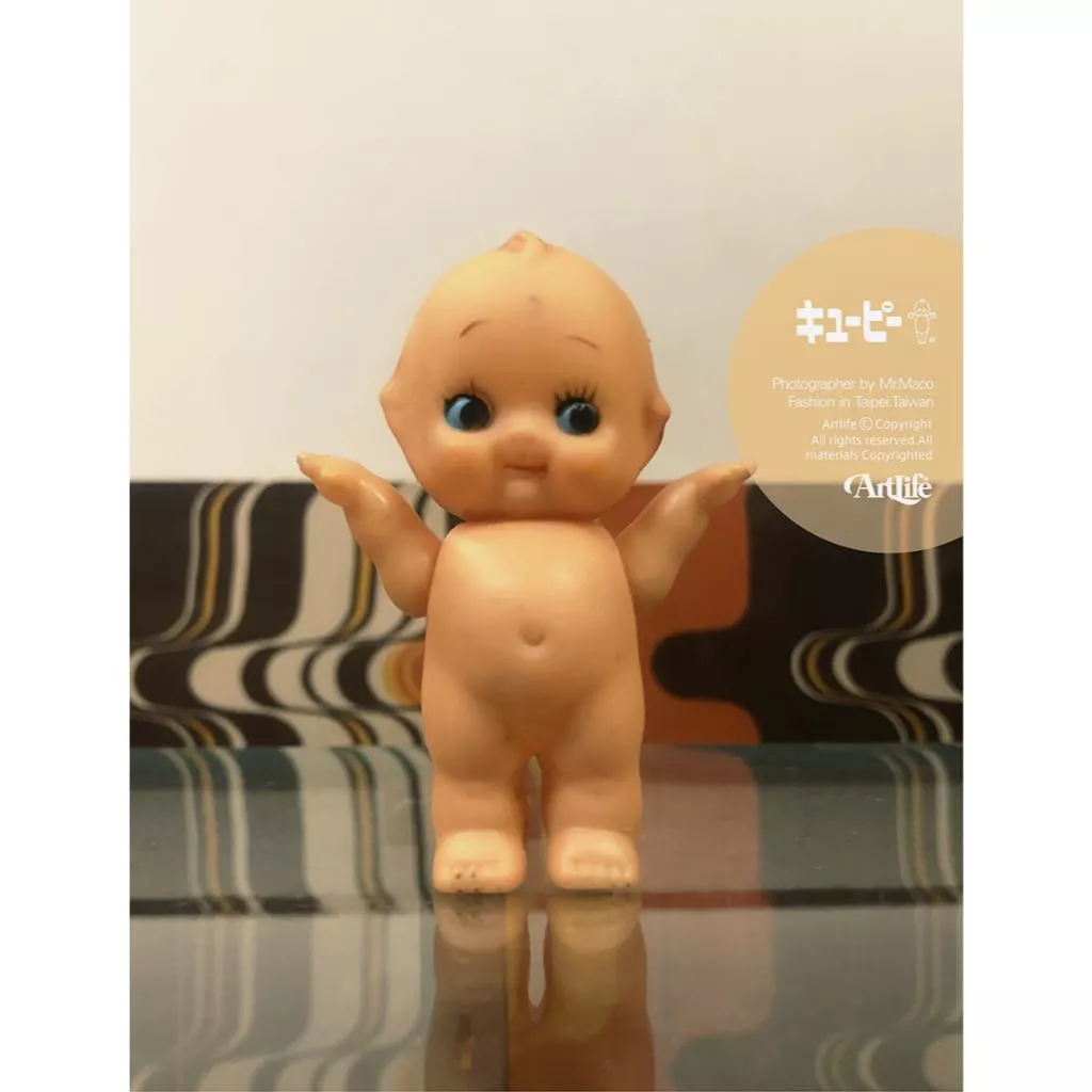 ArtLife @ キューピー Kewpie 青目 横目 当時物 ソフビ 人形 日本製 Q比