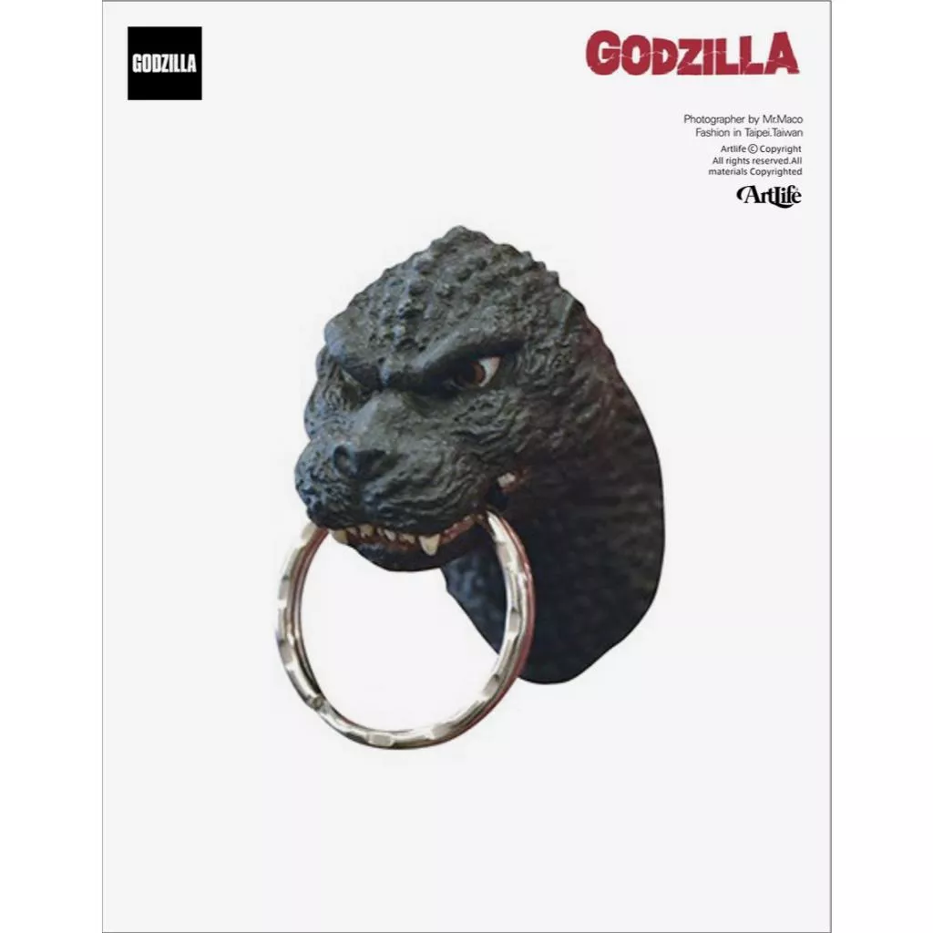 ArtLife @ ゴジラ 1989 GODZILLA マグネットキーリング MAGNET 哥吉拉 磁鐵 鑰匙扣