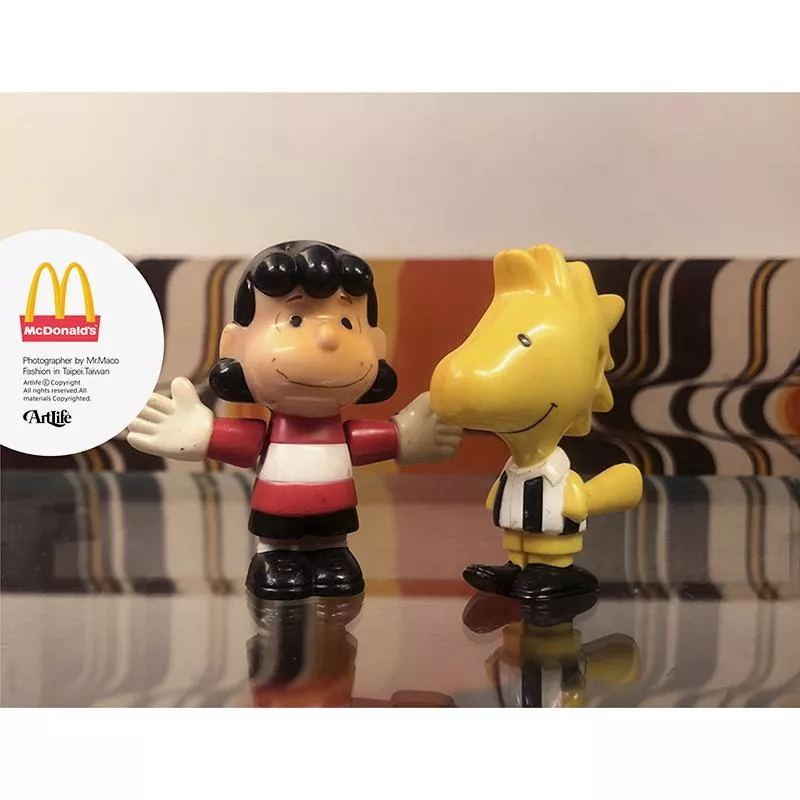 Artlife ㊁ McDonalds 1995 REANUTS RUCY WOODSTOCK 麥當勞 露西 糊塗塔克