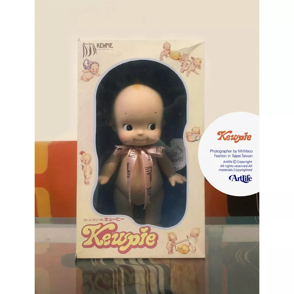 Artlife @ Kewpie RoseO'Neill キューピー人形 ピンクリボン 当時物 日本 Q比