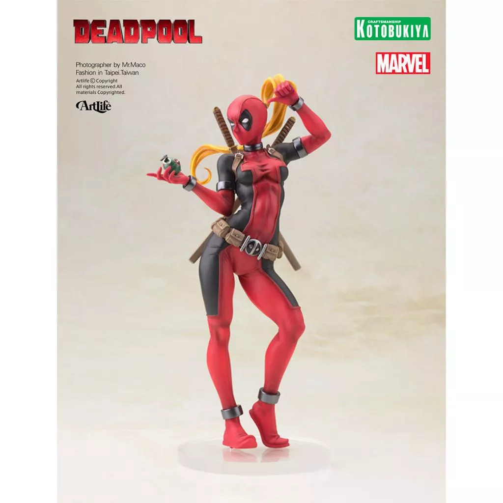 Artlife ㊁ KOTOBUKIYA 2016 壽屋 LADY DEADPOOL美少女チャッキー 漫威 女死侍