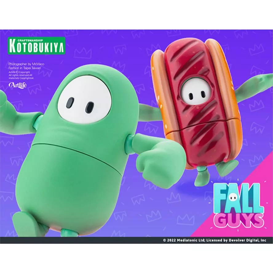 Artlife ㊁ KOTOBUKIYA 壽屋 FALL GUYS コトブキヤ フォールガイズ パック03 熱狗 糖豆人
