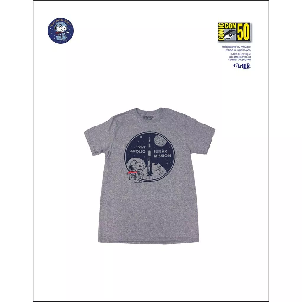 Artlife @ SDCC 2019 PEANUTS Astronaut Snoopy Tee 太空人 史努比
