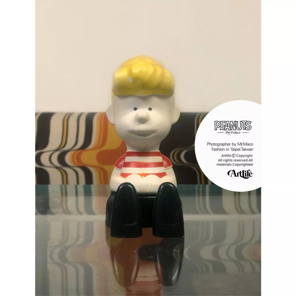 Artlife ㊁ AVON 1970 PEANUTS SCHROEDER 古董 收藏 謝勒德 沐浴罐