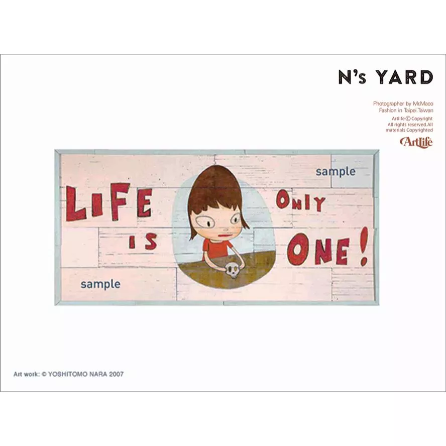 ArtLife @ 奈良美智 Yoshitomo Nara NsYARD 限定 LifeIs Only One! 明信片