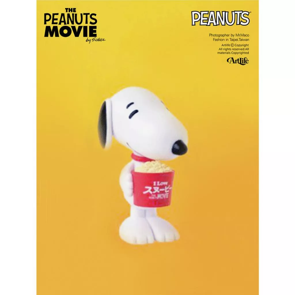 ArtLife @ PEANUTS 2015 映画 LOVEスヌーピー 特典 SNOOPY 爆米花 電影 史努比