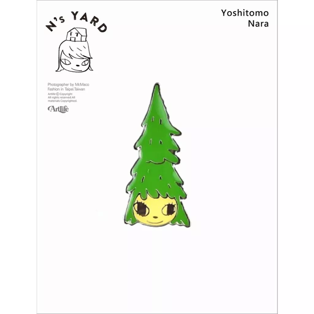 ArtLife @ 奈良美智 Yoshitomo Nara N'sYARD 栃木県青木展 小森子 藝術收藏 限定徽章
