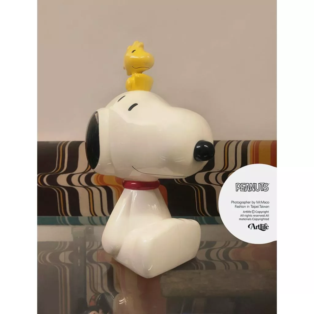 Artlife ㊁ PEANUTS ピーナッツ SNOOPY スヌーピー BANK 貯金箱 史努比 糊塗塔克