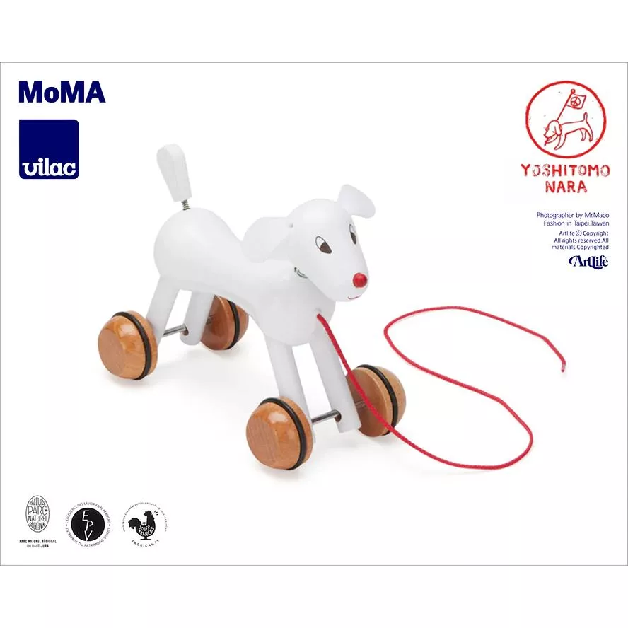ArtLife @ MoMA VILAC 2025 奈良美智 ドッグ プルトイ NARA DOG 木製 犬