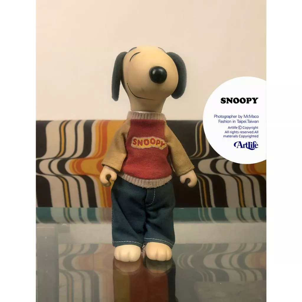 Artlife ㊁ PEANUTS 1958 Knickerbocker SNOOPY Casual 古董 史努比