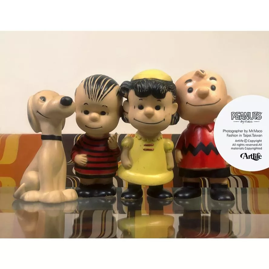 Artlife ㊁ PEANUTS 1958 SNOOPY VINYL 古董 史努比 查理布朗 露西