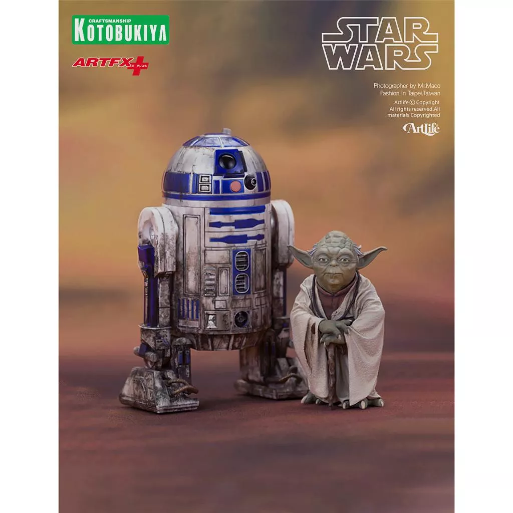 Artlife ㊁ KOTOBUKIYA 壽屋 ARTFX 星際大戰 Star Wars 尤達 YODA & R2-D