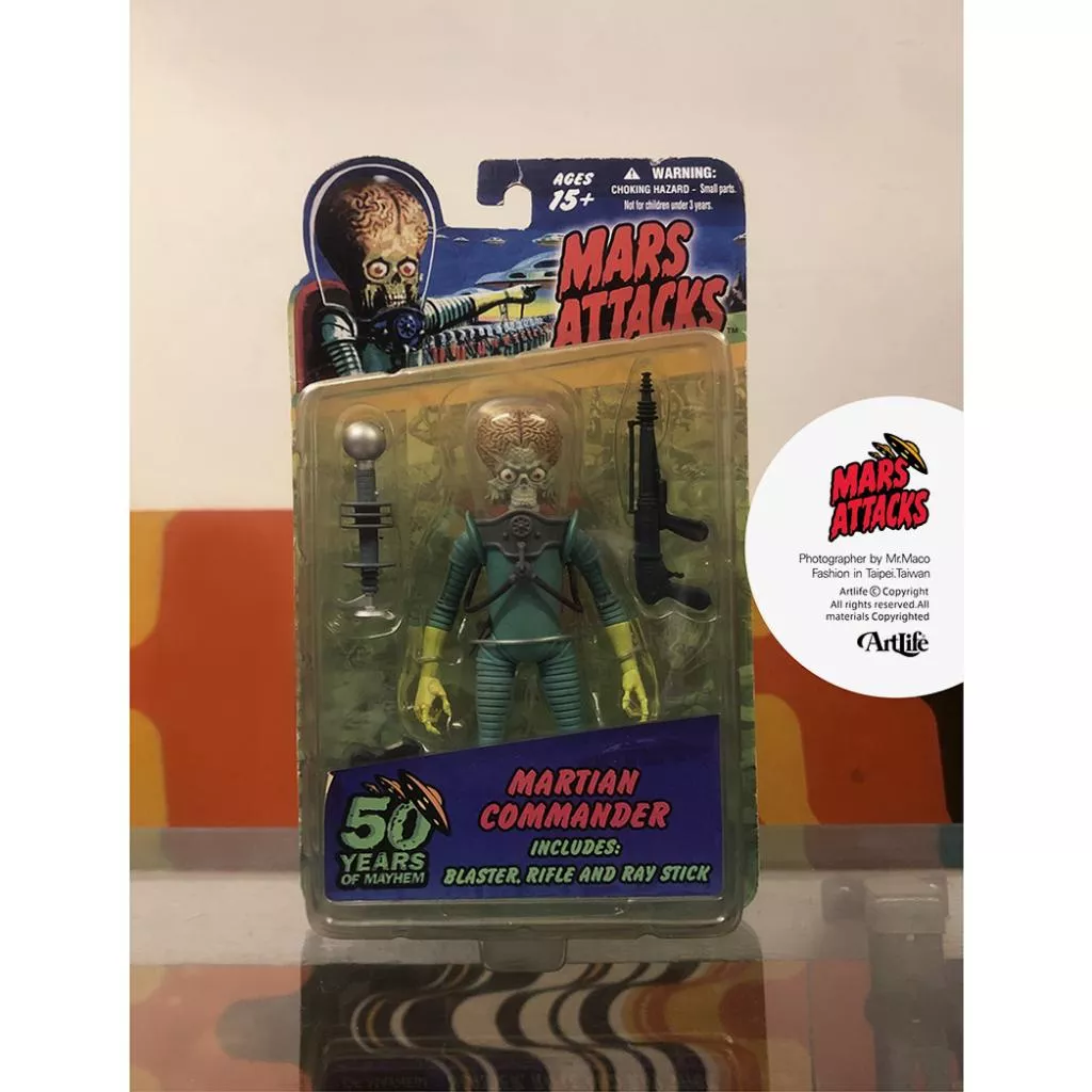 Artlife ㊁ Mezco 2012 TOPPS MARS ATTACKS 50TH MARTIAN 星戰毀滅者