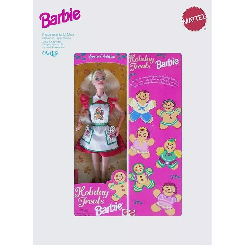 Artlife ㊁ MATTEL 90S BARBIE HOLIDAY TREATS 經典 絕版 芭比 娃娃