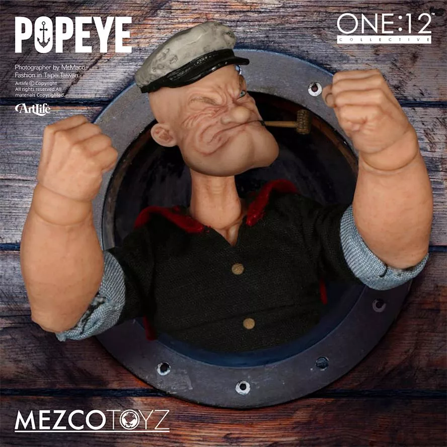 Artlife ㊁ MEZCO 2024 ONE:12 Collective POPEYE 經典 卜派 大力水手
