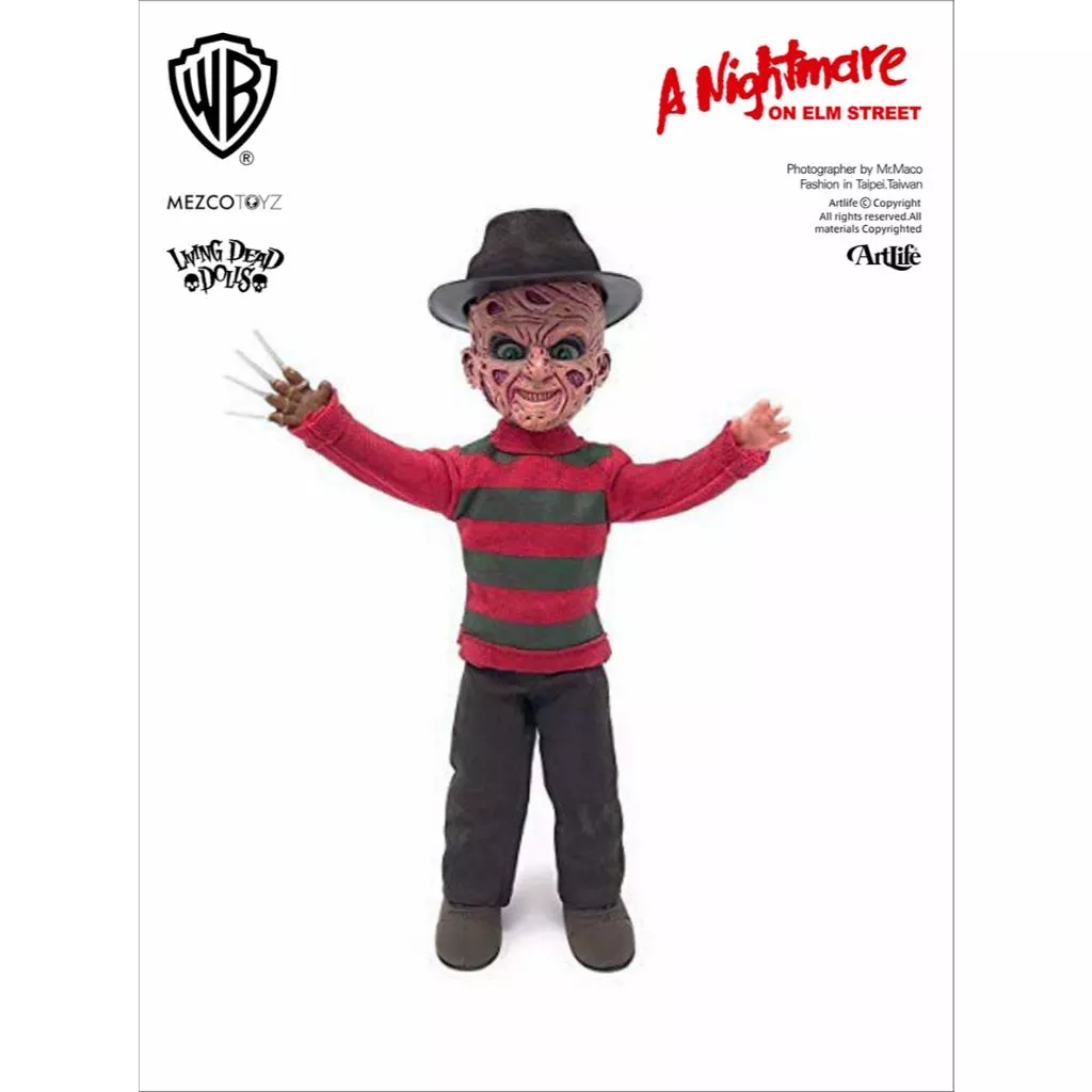 Artlife ㊁ MEZCO 2018 Living Dead FREDDY 半夜鬼上床 活死人 佛萊迪