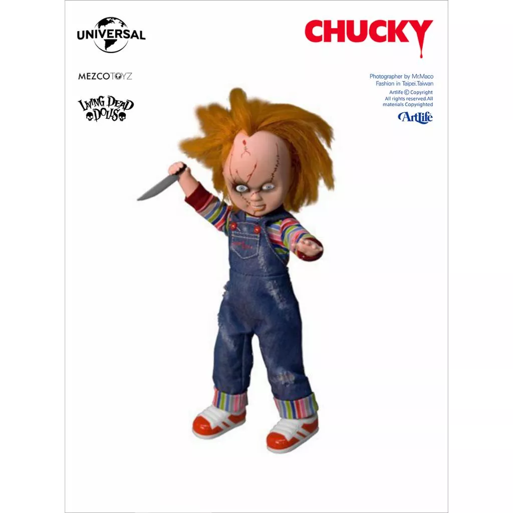 Artlife ㊁ MEZCO 2012 Living Dead Childs Play CHUUCKY 洽奇 鬼娃恰吉