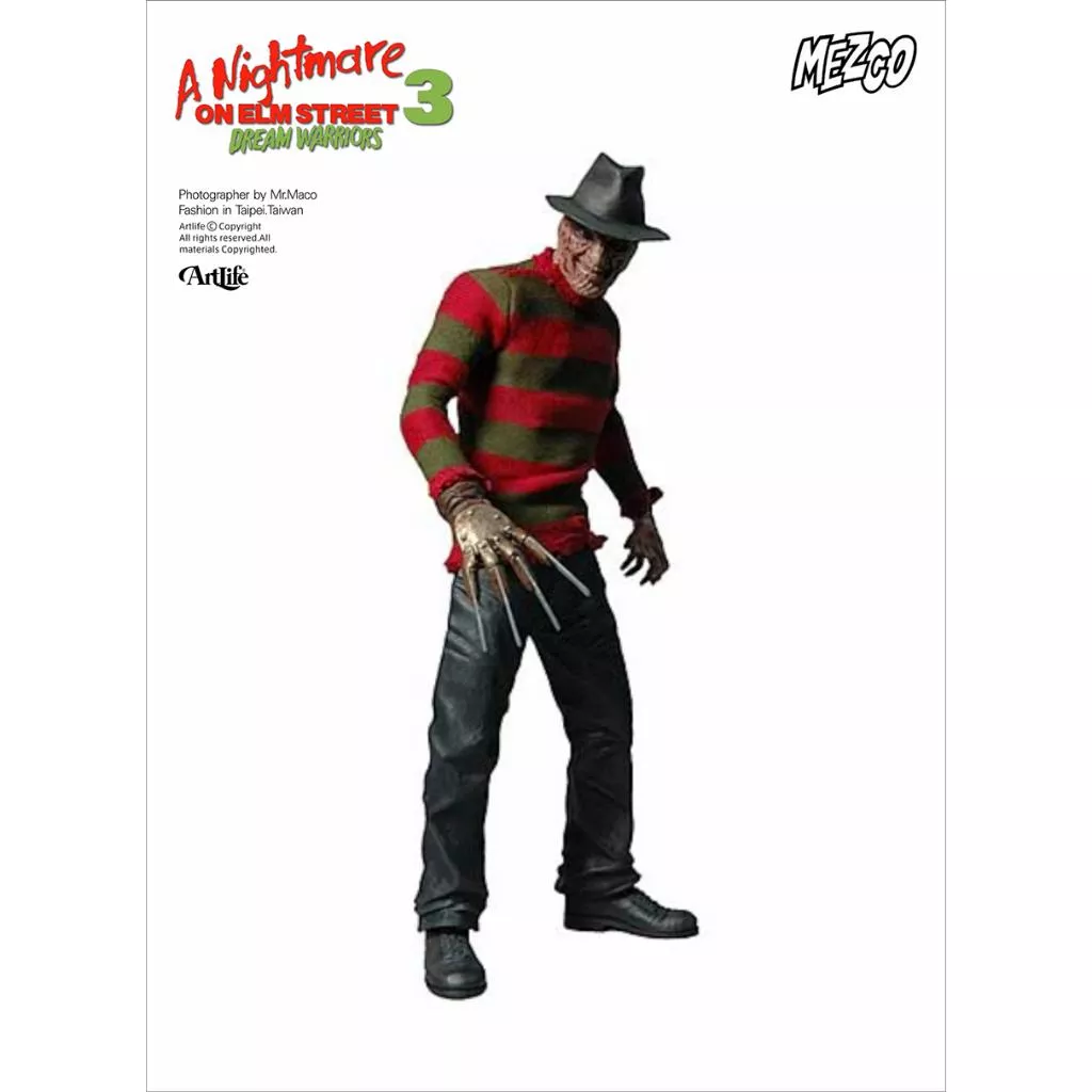 Artlife ㊁ MEZCO 2009 Nightmare Street 3 Freddy 半夜鬼上床 佛萊迪