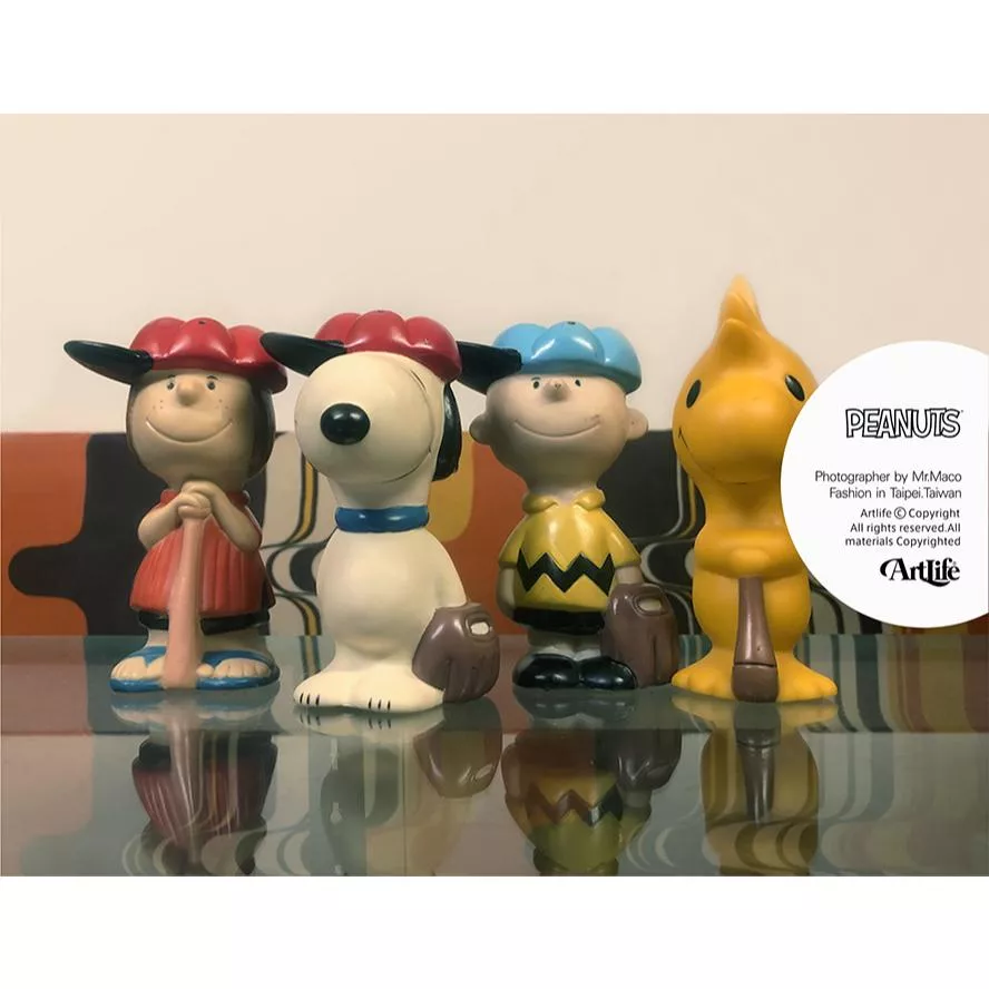 Artlife ㊁ PEANUTS 80s SNOOPY Woodstock Patty Baseball 棒球 史努比