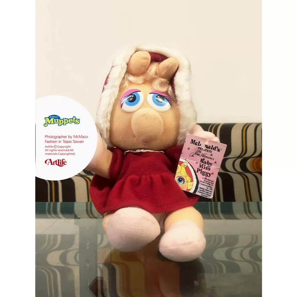 Artlife ㊁ McDonalds 1987 MUPPET Miss Piggy 麥當勞 布偶歷險記 豬小姐
