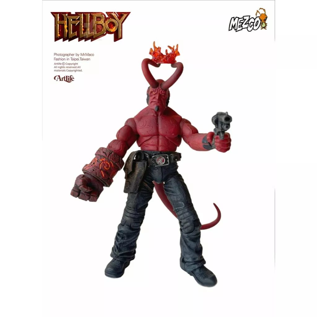 Artlife ㊁ MEZCO 2004 HELLBOY Anung Un Rama WAVE1.5 經典 地獄怪客