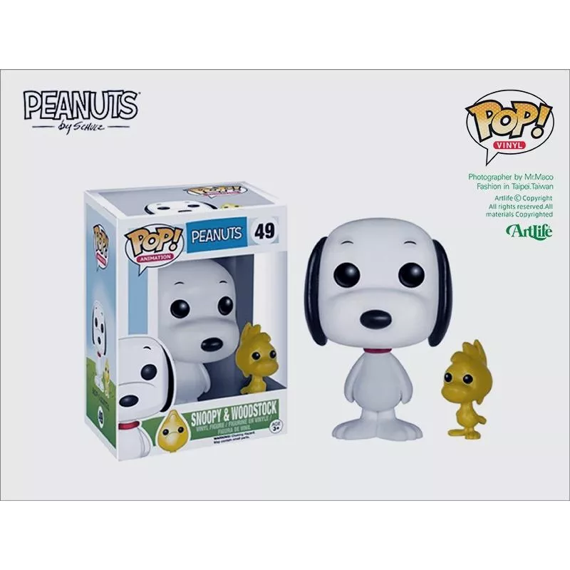 Artlife ㊁ FUNKO POP PEANUTS SNOOPY + WOODSTOCK 史努比 糊塗塔克