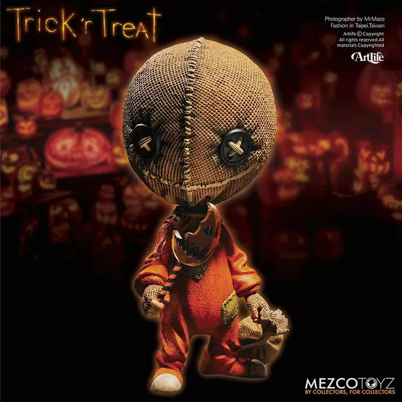 ArtLife ㊁ MEZCO 2017 Trickr Treat Sam STYLIZED SAM 靈異萬聖節 南瓜人