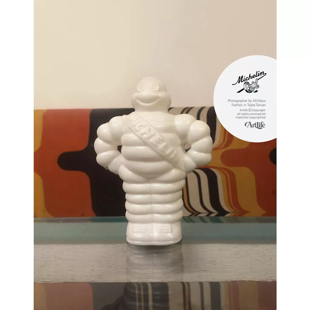 Artlife ㊁ MICHELIN 80s ミシュラン ビバンダム VINTAGE PVC BANK 經典 米其林