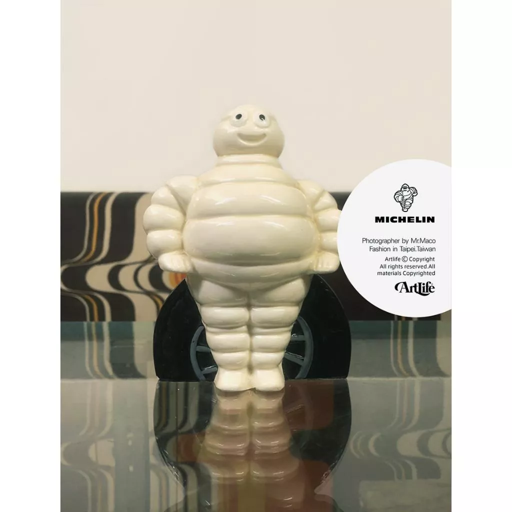Artlife ㊁ MICHELIN ミシュランマン ムッシュビバンダム 貯金箱 陶器製 米其林