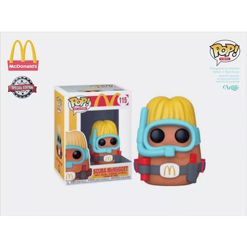 Artlife ㊁ FUNKO POP Ad Icons McDonalds SOUBA 麥當勞 潛水員 雞塊 限定版