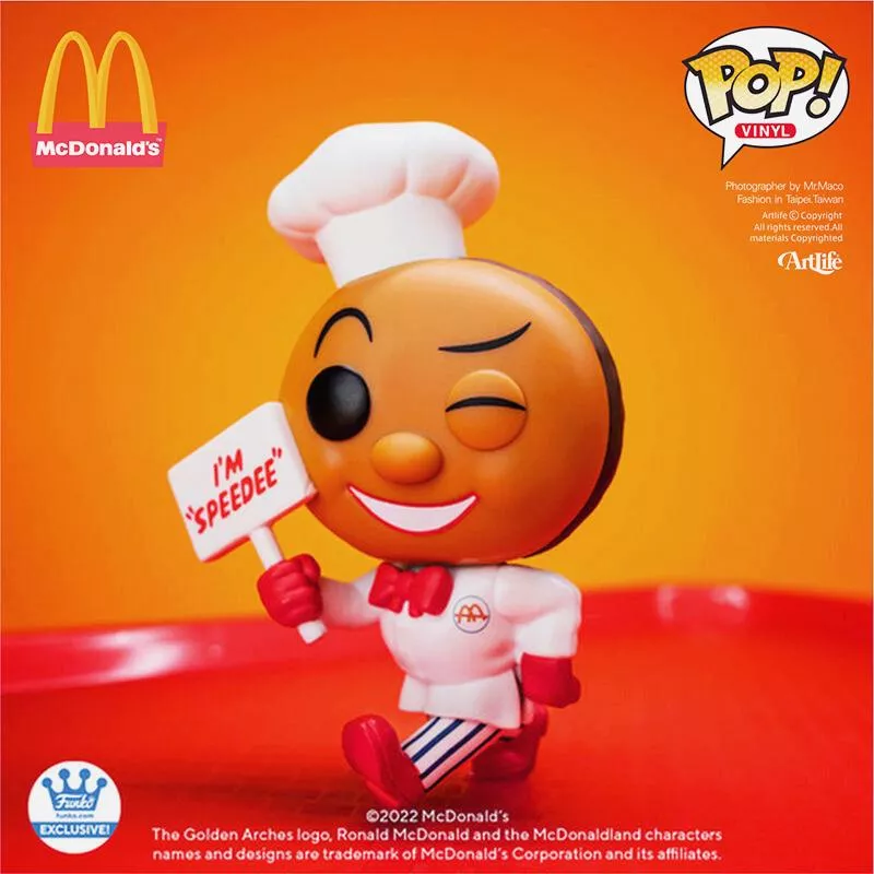 Artlife ㊁ FUNKO POP AD ICONS! McDonalds SPEEDEE 商店限定 麥當勞 漢堡