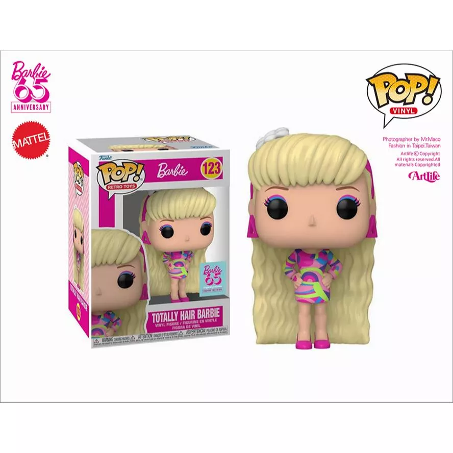 Artlife ㊁ FUNKO MATTEL POP RETRO Barbie 65th TOTALLY 芭比 芭比娃娃