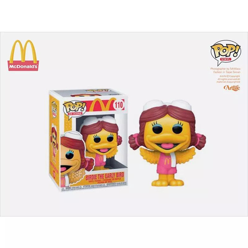 Artlife ㊁ FUNKO POP Ad Icons McDonalds Early Bied  麥當勞 大鳥姐姐