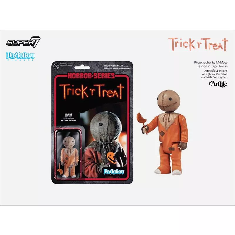 Artlife ㊁ SUPER7 ReAction HORROR Trick ‘r Treat Sam 靈異萬聖夜