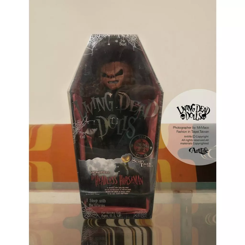 Artlife ㊁ MEZCO 2012 Living Dead Horseman 活死人 萬聖節 南瓜伯爵
