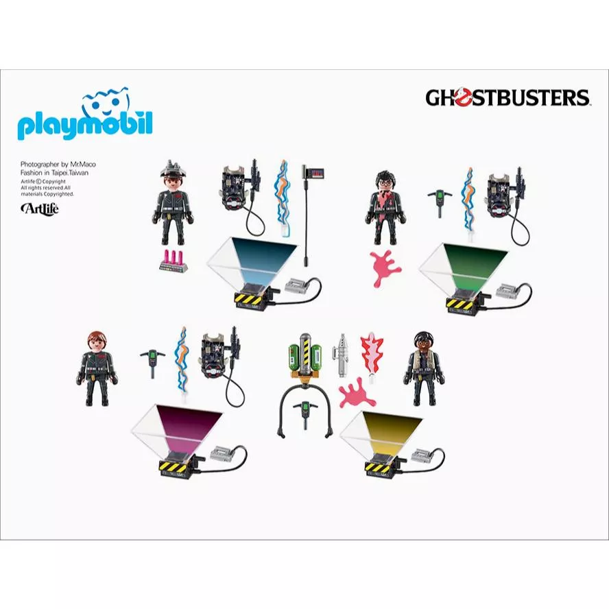Artlife ㊁ PLAYMOBIL Ghostbusters 德國 摩比 互動版 魔鬼剋星 全4種