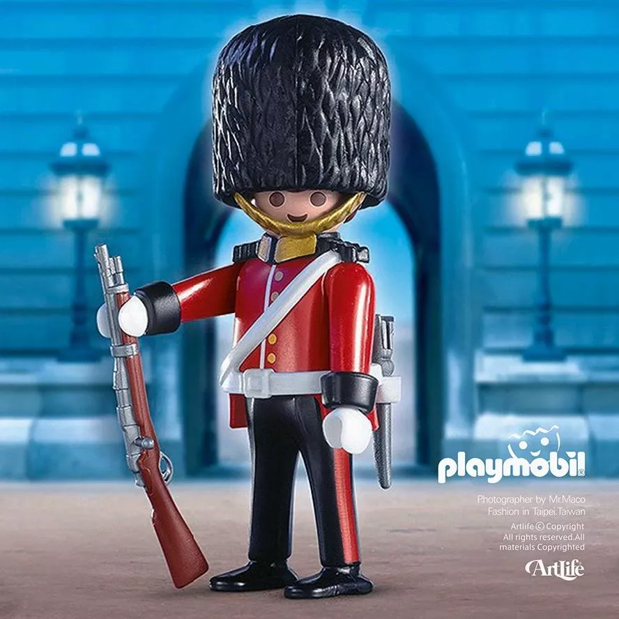 Artlife ㊁ PLAYMOBIL 4577 Royal Guard 德國 摩比 高帽 英國衛兵