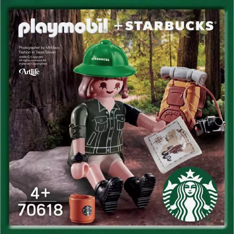 Artlife ㊁ PLAYMOBIL Starbucks 플레이모빌 스타벅스 德國摩比 JENNY 星巴克 限定聯名