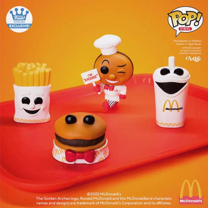Artlife ㊁ FUNKO POP AD ICONS! McDonalds 美國 商店限定 麥當勞 全4種