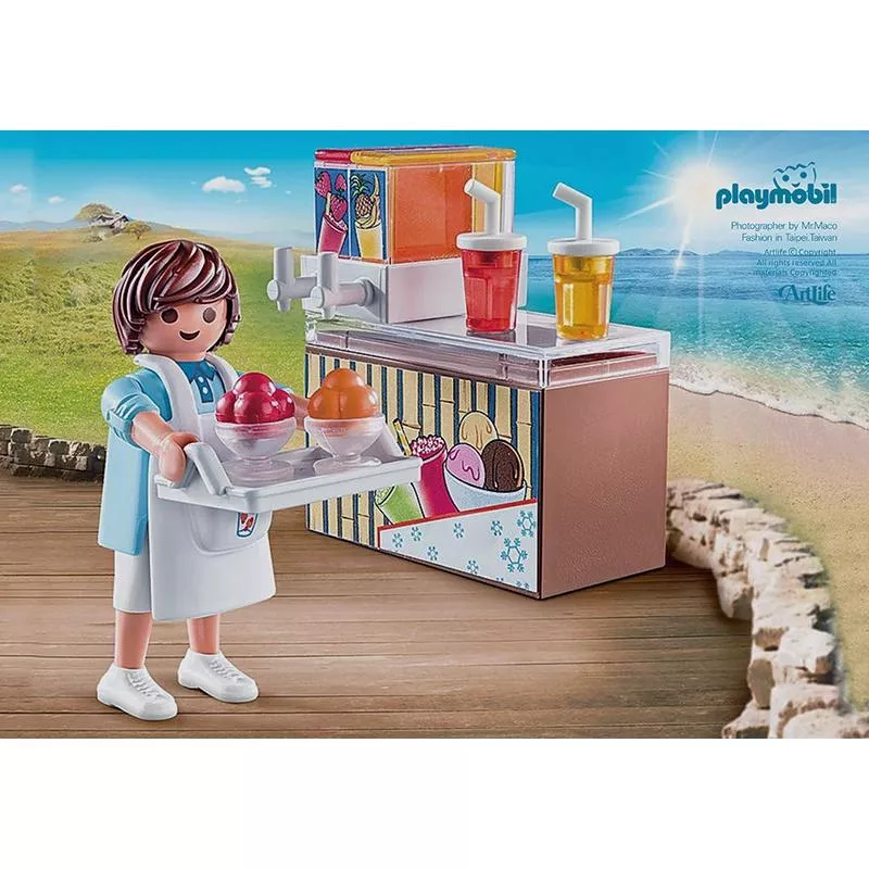 Artlife ㊁ PLAYMOBIL® 70251 Ice Vendor Special PS 德國 摩比 冰淇淋男孩