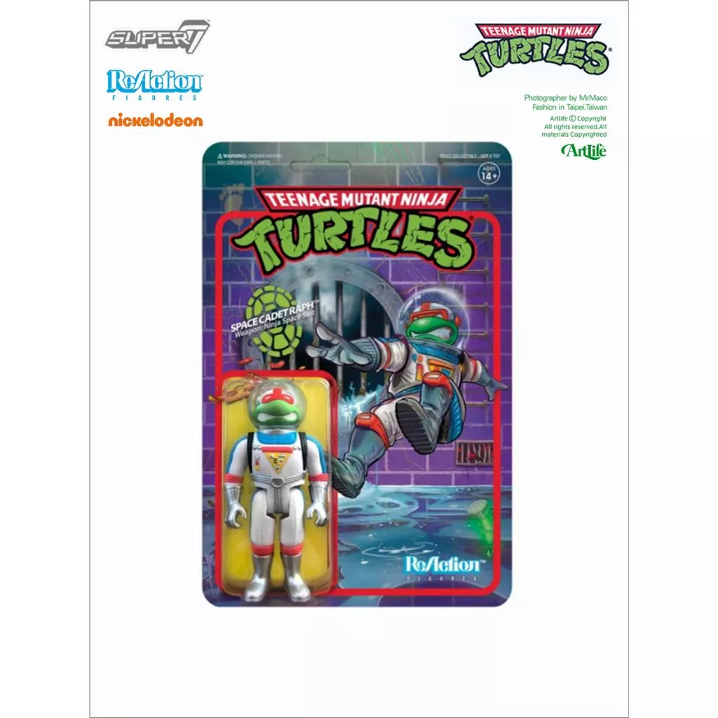 Artlife ㊁ SUPER7 2020 ReAction TMNT SpaceRaphael 太空人 忍者龜 拉斐爾
