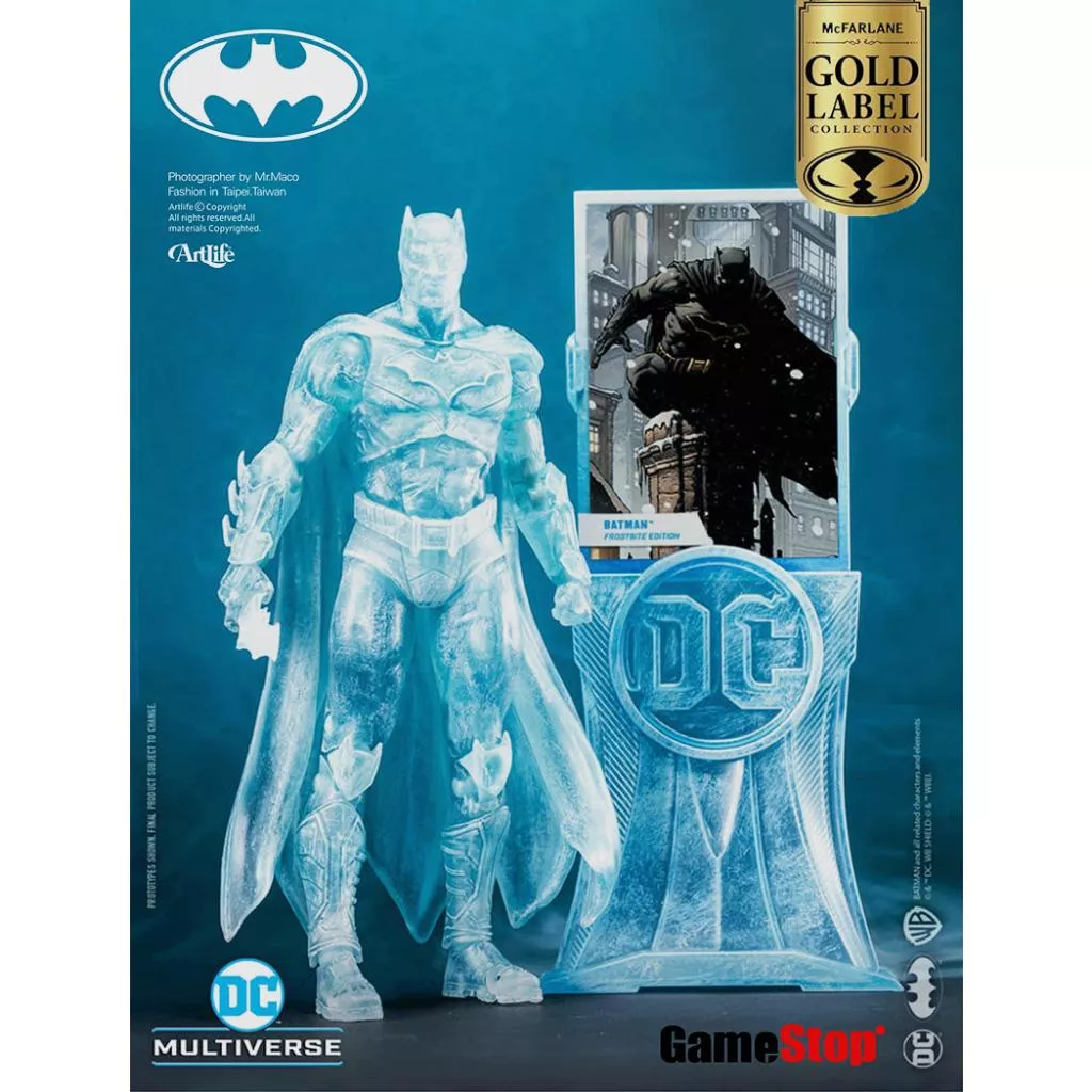 ArtLife ㊁ McFarlane DC Rebirth Frostbite BATMAN 麥法蘭 急凍蝙蝠俠 限定