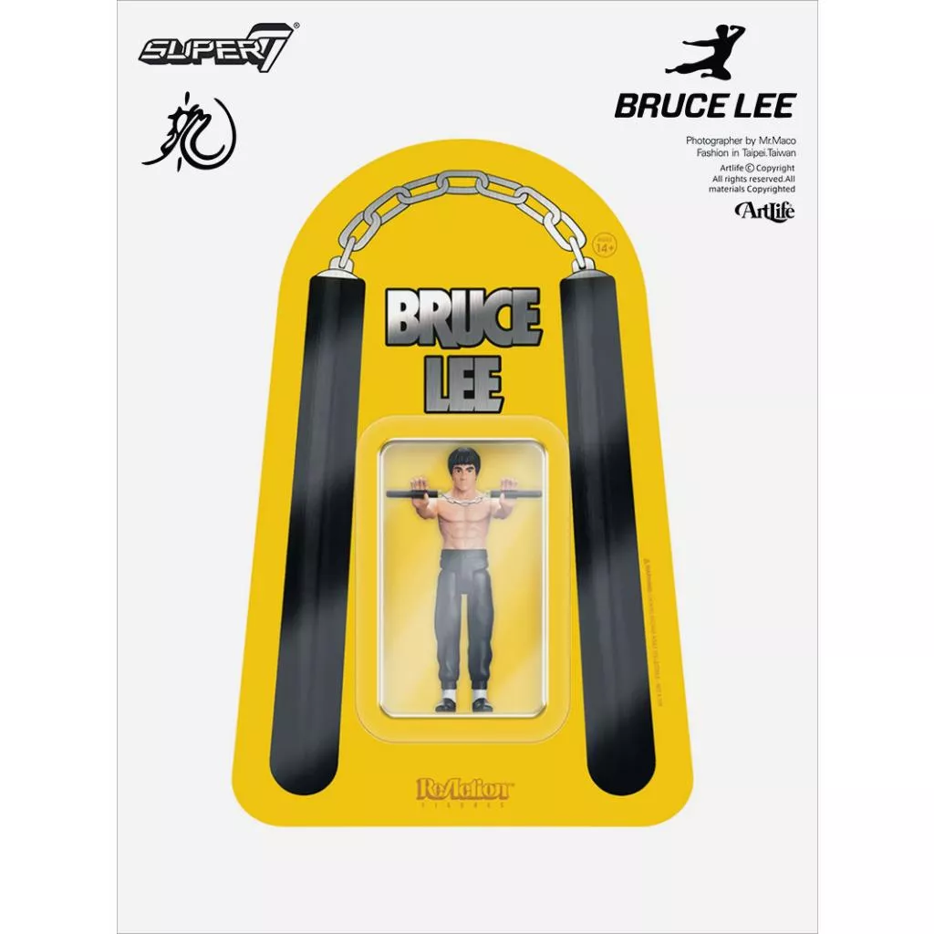 Artlife ㊁ SUPER7 ReAction Wave1 Bruce Lee Dragon Flex 李小龍