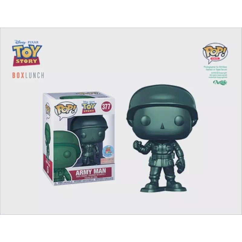 Artlife ㊁ FUNKO POP PIXAR Toy Story Green ARMY 玩具總動員 綠兵 限定版