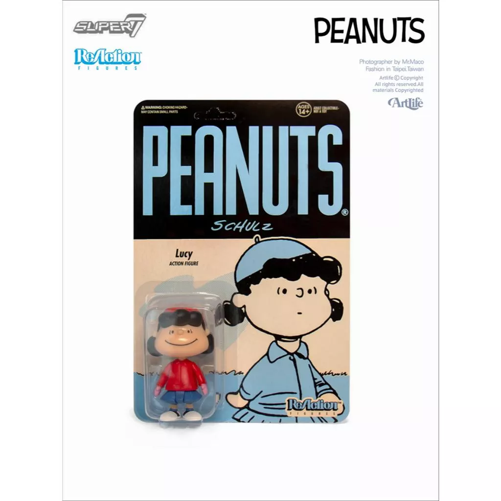 Artlife ㊁ SUPER7 2019 ReAction PEANUTS SNOOPY LUCY 史努比 露西