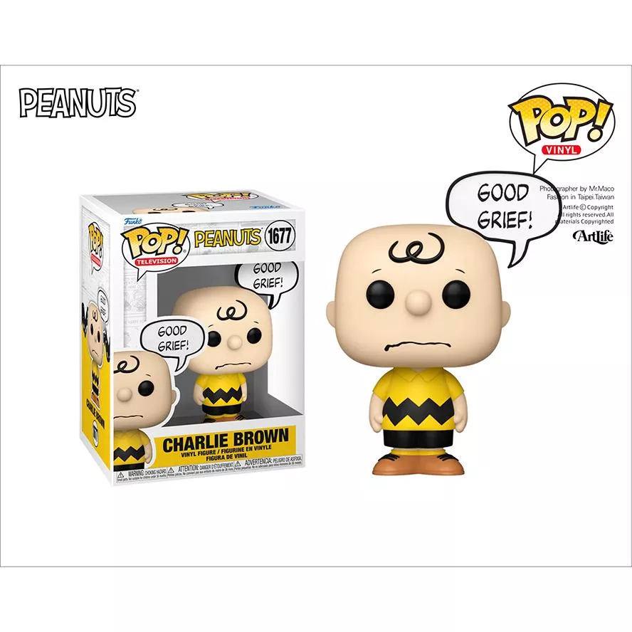 Artlife ㊁ FUNKO POP TV #1677 PEANUTS Charlie Brown 史努比 查理布朗