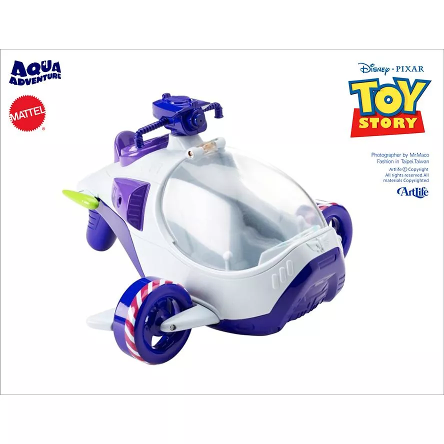 Artlife ㊁ MATTEL 2012 AQUA ADVENTURE SUB Vehicle 玩具總動員 潛水探險艇